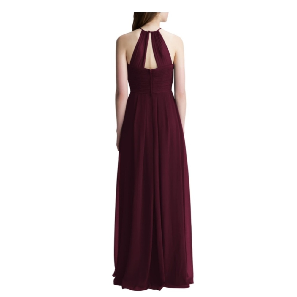 Bill Levkov halter Chiffon A-Line Gown